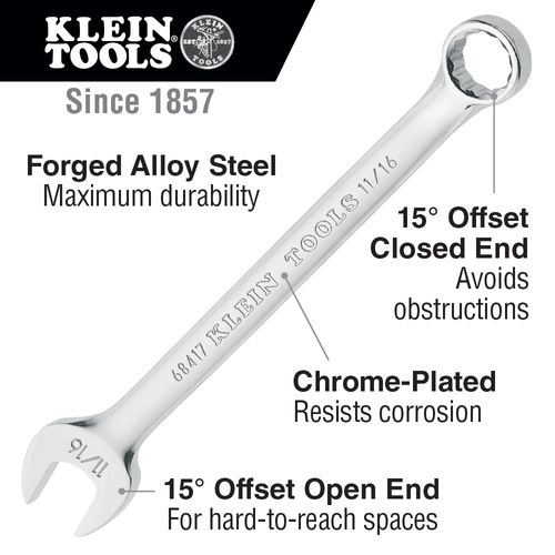 Main product image of Combination Wrench Set, 9-Piece, 68402