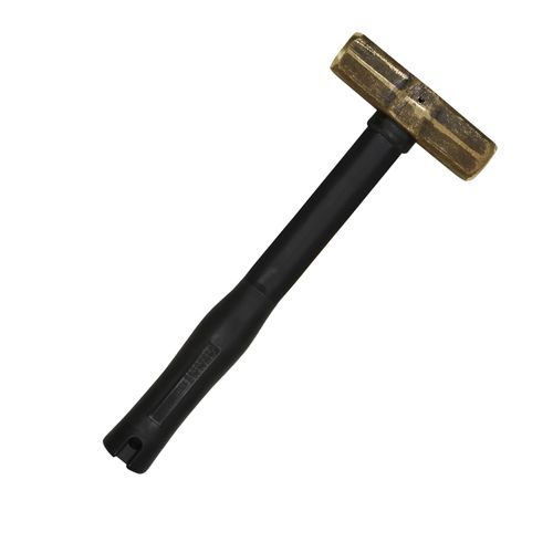 Main product image of Brass Sledge Hammer, Rubber Handle, 10-Pound, 7HBRFRH10