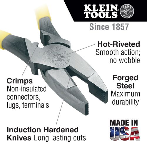 Main product image of Lineman's Pliers with Crimping, 9", D2000-9NECR