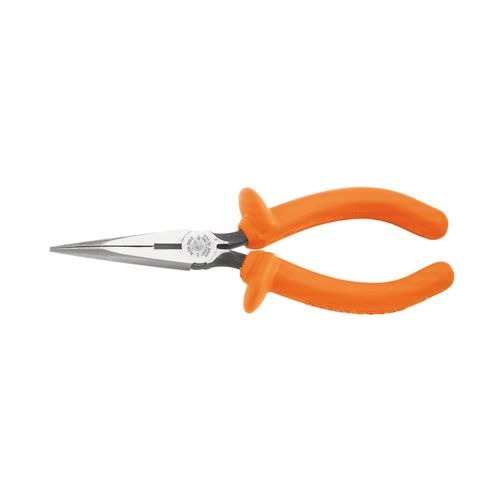 Main product image of Pliers, Long Nose Side-Cutters, Insulated, 7", D203-7-INS