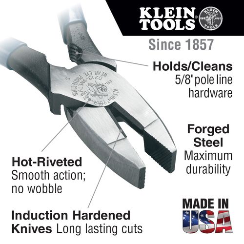 Main product image of Lineman's Bolt-Thread Holding Pliers, 9", D213-9NETH