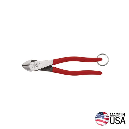 Main product image of Diagonal Cutting Pliers, High-Leverage, Tie Ring, 8", D228-8TT