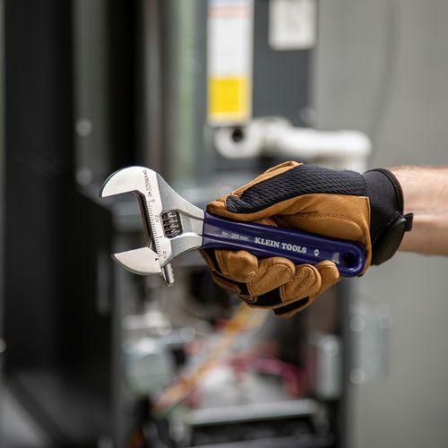 Main product image of Adjustable Wrench, Extra-Wide Jaw, 8", D509-8