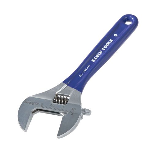 Main product image of Adjustable Wrench, Extra-Wide Jaw, 8", D509-8