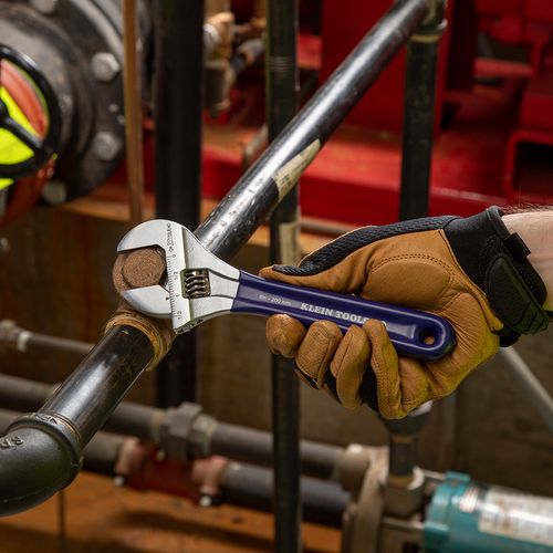Main product image of Adjustable Wrench, Extra-Wide Jaw, 8", D509-8