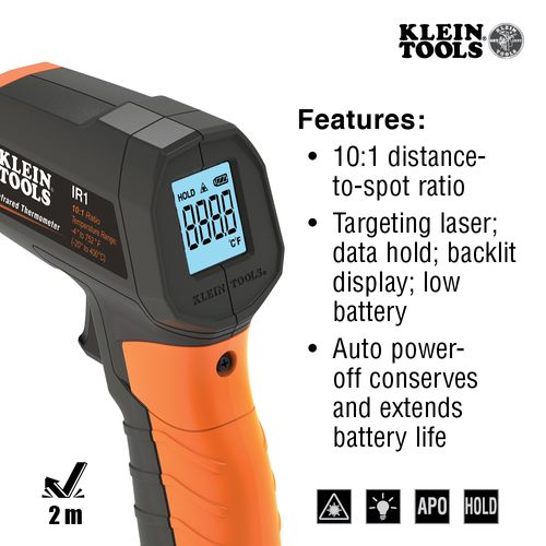 Main product image of 10:1 Infrared Thermometer laser