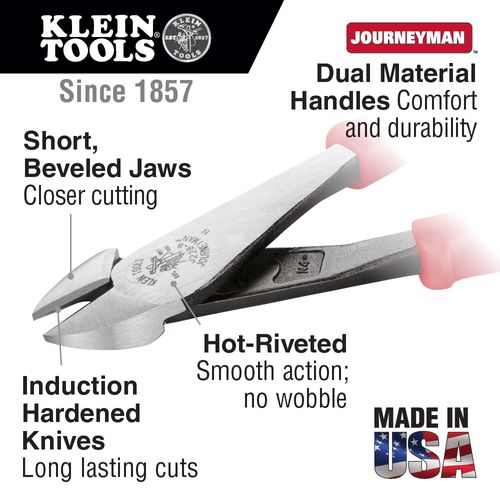 Main product image of Diagonal Cutting Pliers, Heavy-Duty, 8", J2000-28