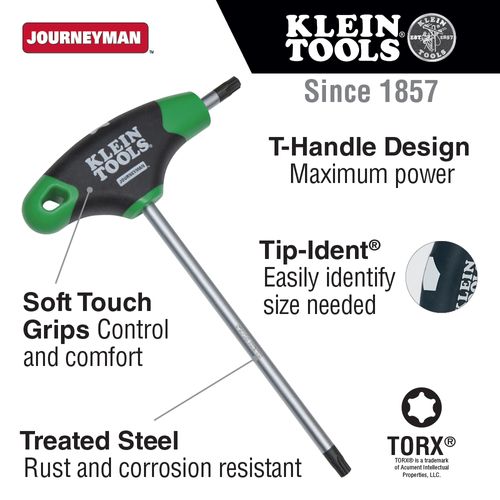 Main product image of Hex Key Set, TORX T-Handle, 6" with Stand, 7-Piece, JTH67T