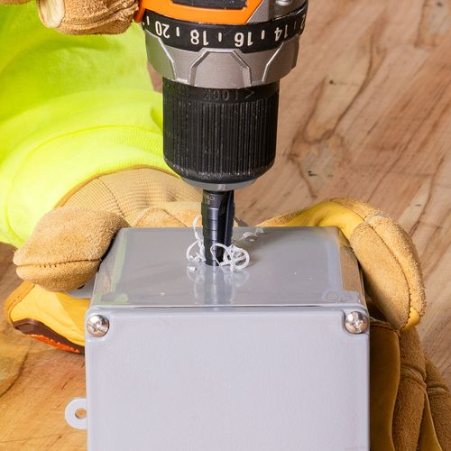 Main product image of 13-Step Drill Bit, 3/8" Hex, Double Straight Flute, 1/8" to 1/2", KTSB01