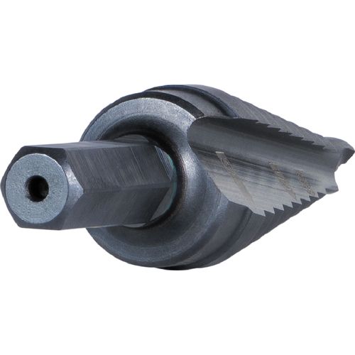 Main product image of 9-Step Drill Bit, 3/8" Hex, Double Straight Flute, 1/4" to 3/4", KTSB03