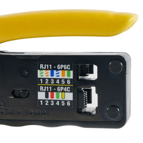 Main product image of Ratcheting Data Cable Crimper / Stripper / Cutter, Compact, VDV226-107
