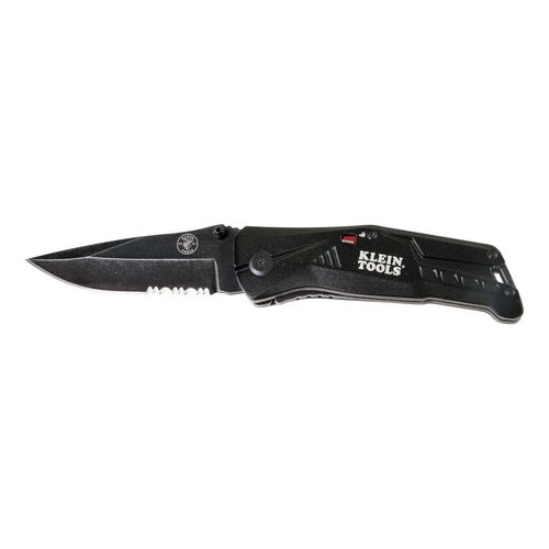 Main product image of 3-1/2" Assisted Opening Folding Knife, Serrated/Straight Blade