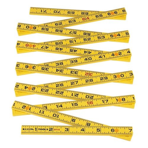 Main product image of 6' Fiberglass Folding Rule, Outside Reading