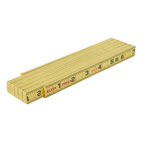 Main product image of 6' Fiberglass Folding Rule, Outside Reading