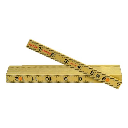 Main product image of 6' Fiberglass Folding Rule, Outside Reading