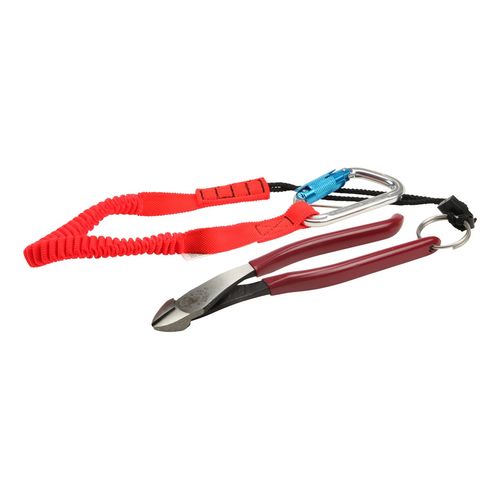 Main product image of 9" OAL Ironworker's Pliers with Tether Ring, 12 AWG