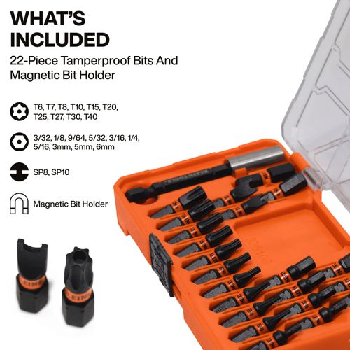 Main product image of 23-Piece Slim ProFlex Impact-Rated Security Bit Set