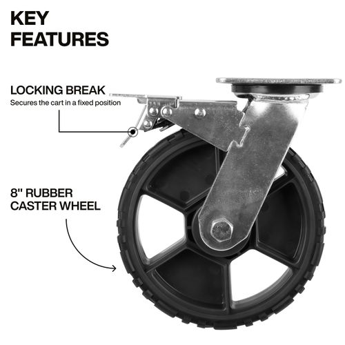Main product image of MODbox Utility Cart 8" Wheel (4 Pack)
