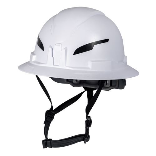 Main product image of Full Brim Non-Vented Hard Hat, Type 2 Class E (White)