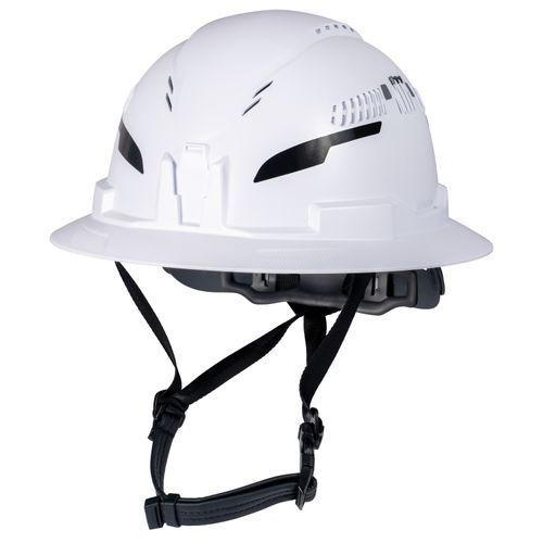 Main product image of Full Brim Vented Hard Hat, Type 2 Class C (White)