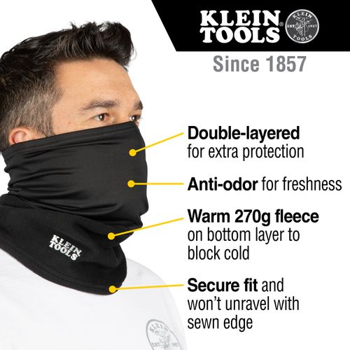 Main product image of Neck and Face Warming Half-Band (Black)