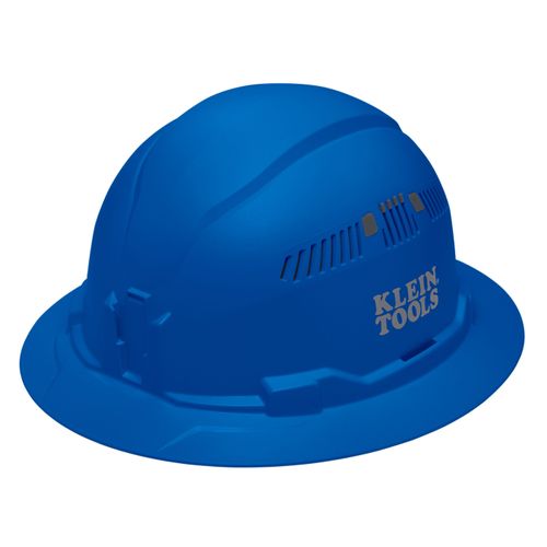 Main product image of Full Brim Vented Hard Hat, Type 1 Class C (Blue)