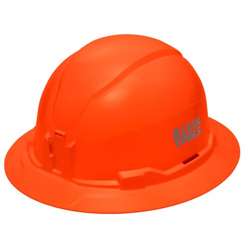 Main product image of Full Brim Non-Vented Hard Hat, Type 1 Class E (High Visibility Orange)