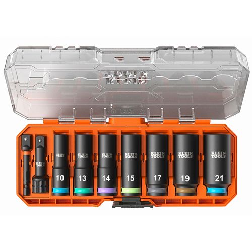 Main product image of 9 Piece KNECT Deep-Well 3/8" Drive Impact Socket Set, Metric