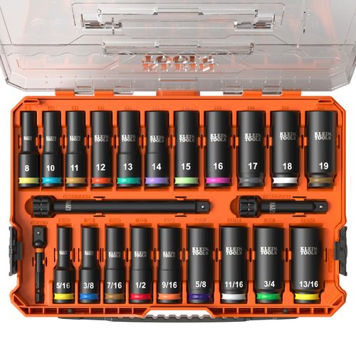 Main product image of 23 Piece KNECT Deep-Well 3/8" Drive Socket Set, SAE and Metric