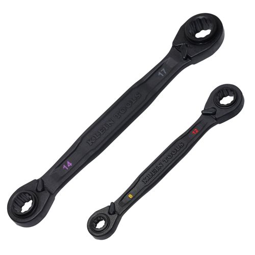 Main product image of 4-in-1 Ratcheting Wrench 2 Piece Set, Metric