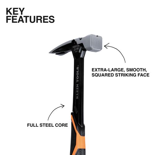 Main product image of 18 oz. Smooth Face Steel Claw Hammer