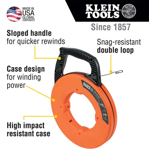 Main product image of 1/8" Wide Steel Fish Tape (120 ft.)