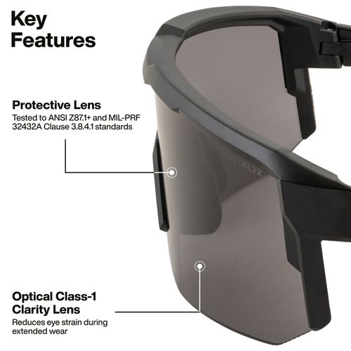 Main product image of Blade Safety Glasses, Shaded/Gray, 03001