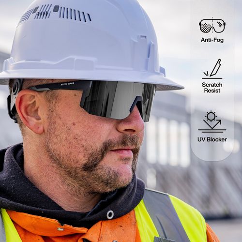 Main product image of Polarized Blade Safety Glasses (Silver), 03003