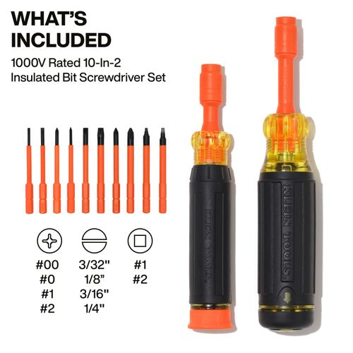 Main product image of 10-in-2 Insulated Auto-Lock Screwdriver Set, 32310INS