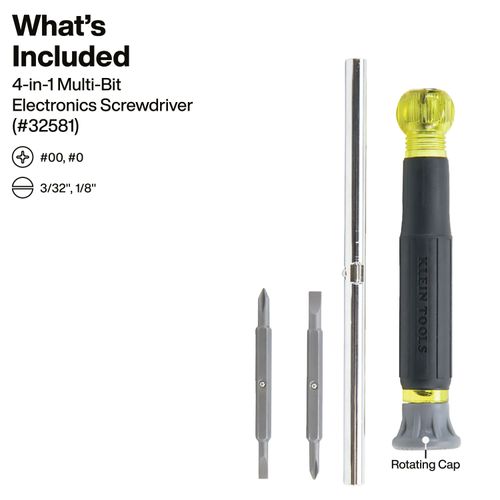 Main product image of 11-in-1 Multi-Bit Screwdriver/Nut Driver Set, 3-Piece, 32500SDKIT