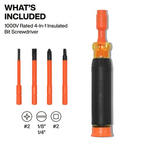 Main product image of 4" -1 Insulated Lock Screwdriver, 32604INS