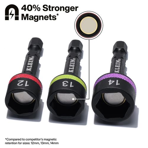 Main product image of 2" Metric Magnetic Nut Setters, 6 Piece, 32926SM