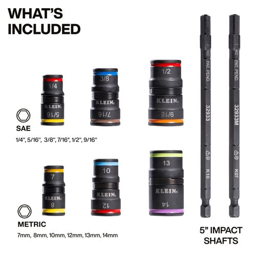 Main product image of Impact-Rated Flip Socket Set, 32933KIT