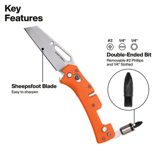 Main product image of Electrician's Pocket Knife w/ Driver, 44056D