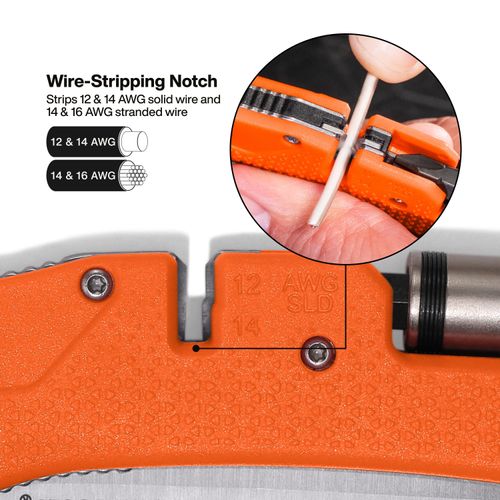 Main product image of Electrician's Pocket Knife w/ Driver, 44056D