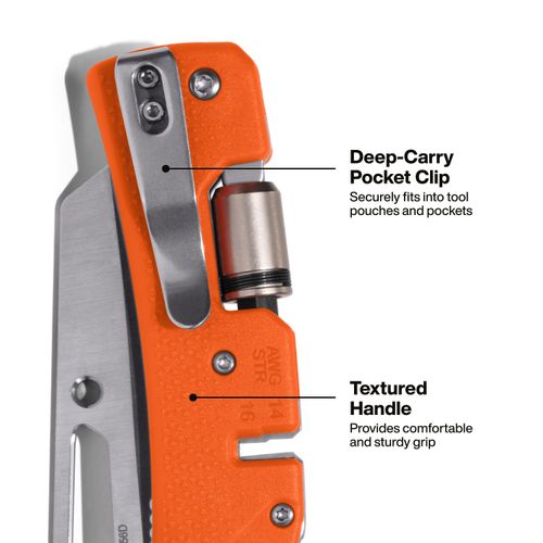 Main product image of Electrician's Pocket Knife w/ Driver, 44056D