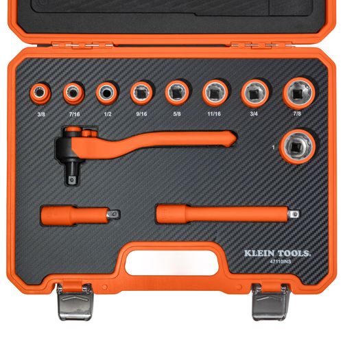 Main product image of Insulated Ratchet and Sockets, 12 Piece, 47110INS