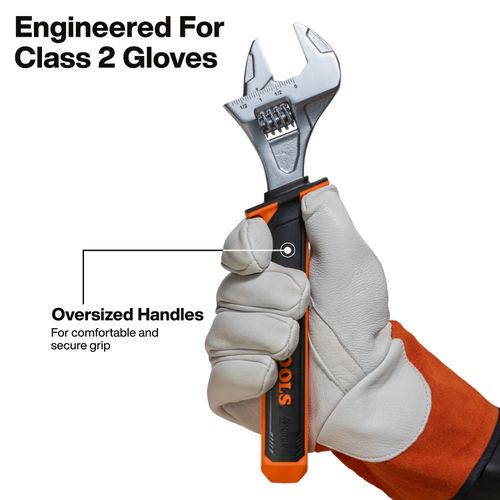 Main product image of 12" Insulated Adjustable Wrench, 47130INS