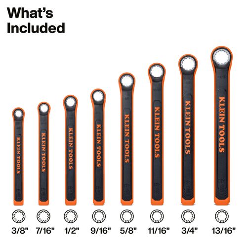 Main product image of 8-Piece Insulated Box End Wrench Set, 47140INS