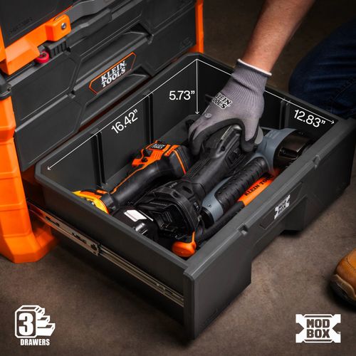 Main product image of MODbox 3-Drawer Rolling Tool Box, 54890MB