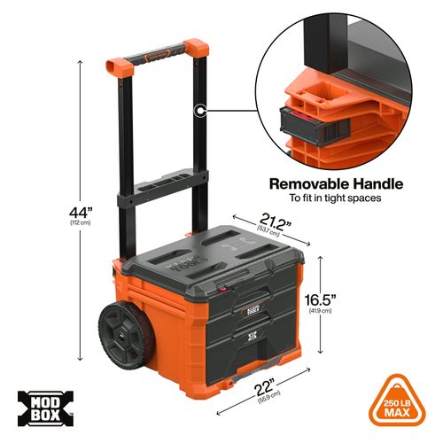 Main product image of MODbox 3-Drawer Rolling Tool Box, 54890MB