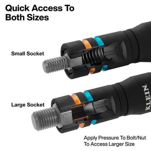 Main product image of Quad-4 Socket Set, Metric, 3-1/2", 2 Piece, 651MQS