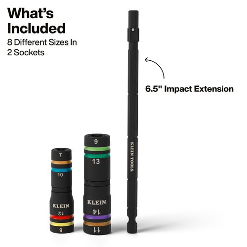 Main product image of Quad-8 Flip Socket Set, Metric, 3 Piece, 652MQS
