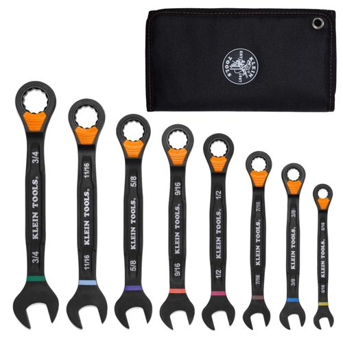 Main product image of SAE Ratchet Combo Wrench Set, 8 Piece, 69508